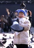 Child in St. Mark's Square